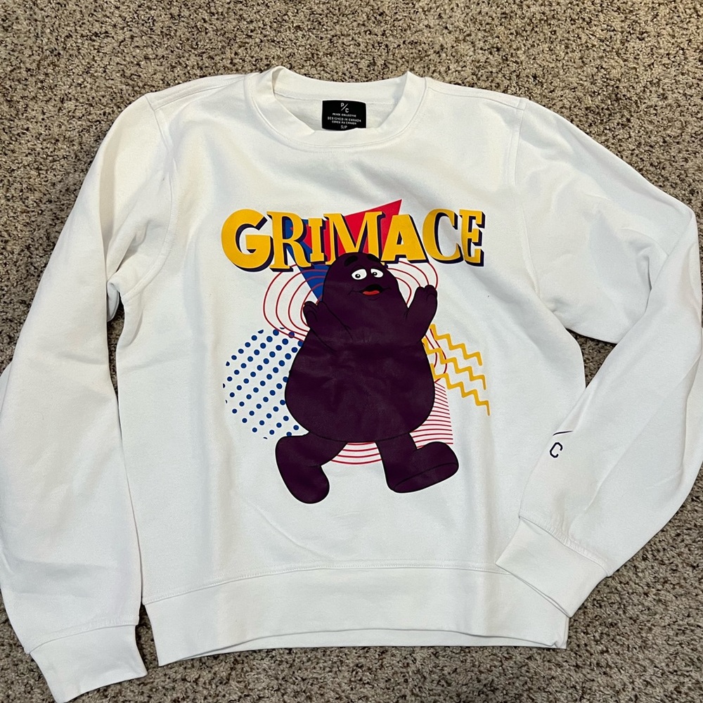 NWOT Peace Collective Grimace Sweatshirt